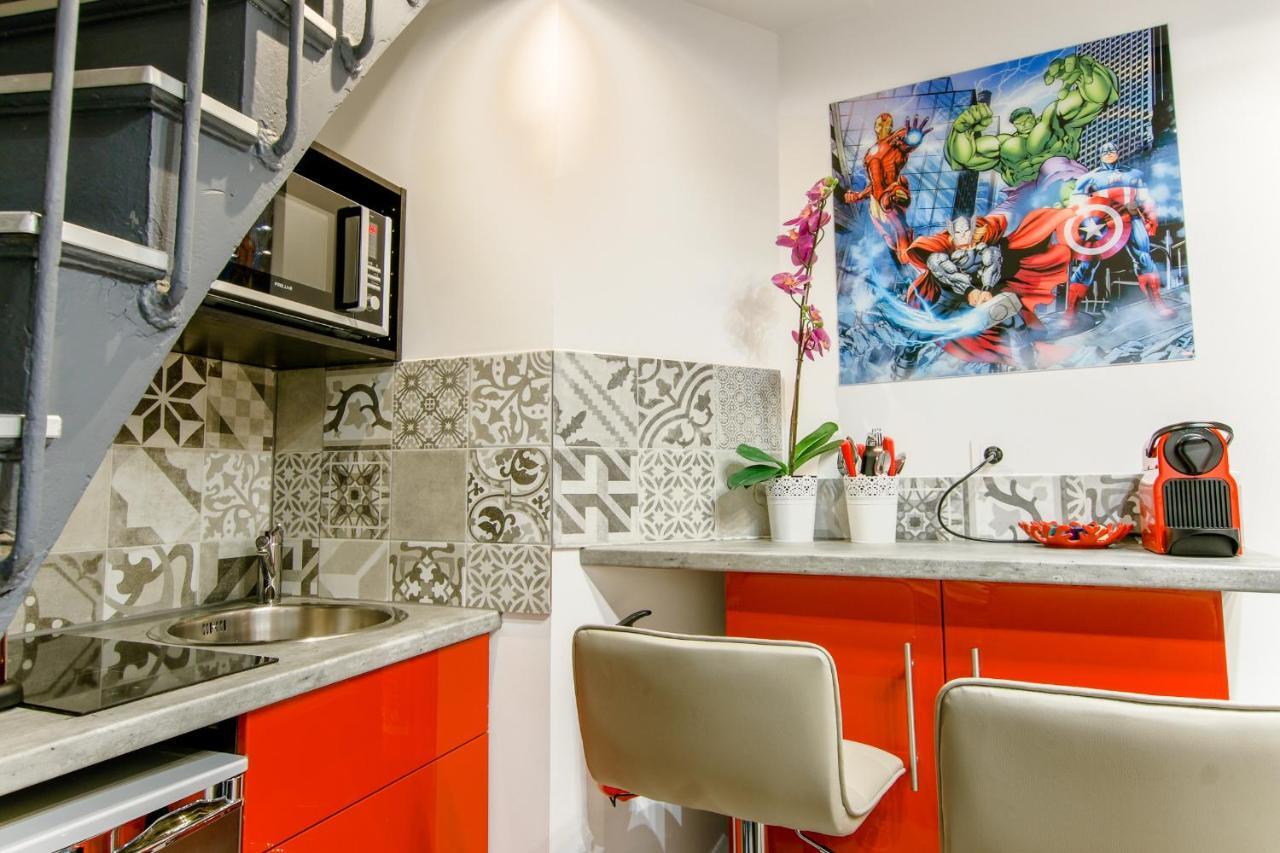 דירות פריז 25 - Fun Duplex In Montorgueil מראה חיצוני תמונה